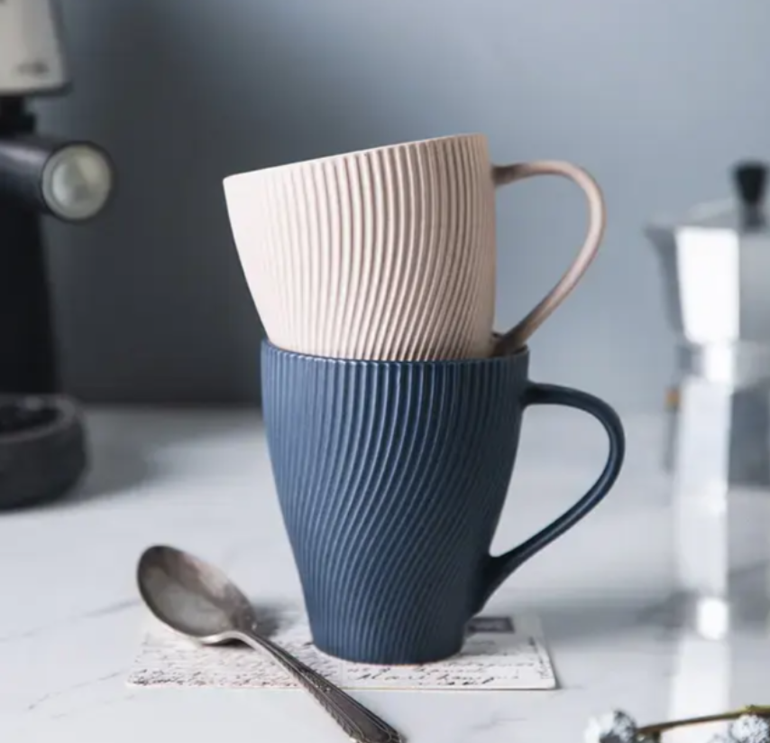 Spiral Ceramic Mugs For Tea And Coffee Flat 50% Off