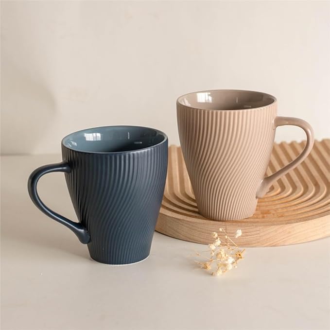 Spiral  Ceramic Mugs For Tea And Coffee Flat 50% Off