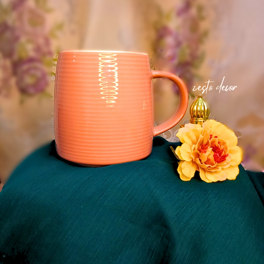 Stripes Ceramic Mugs For Tea And Coffee Flat 50% Off