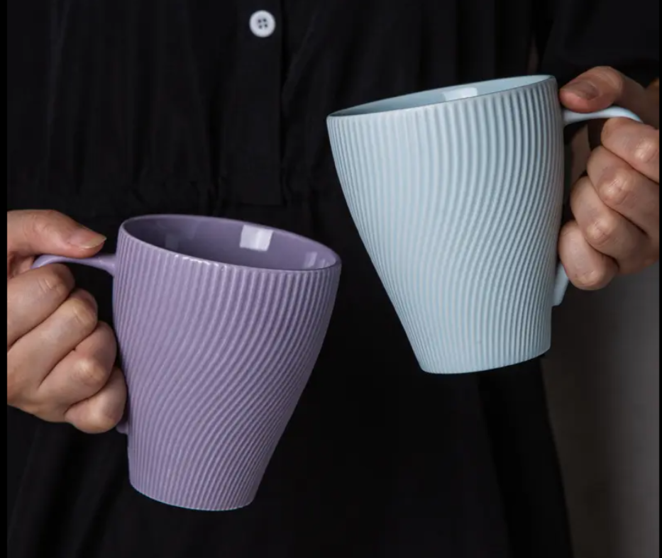Spiral  Ceramic Mugs For Tea And Coffee Flat 50% Off